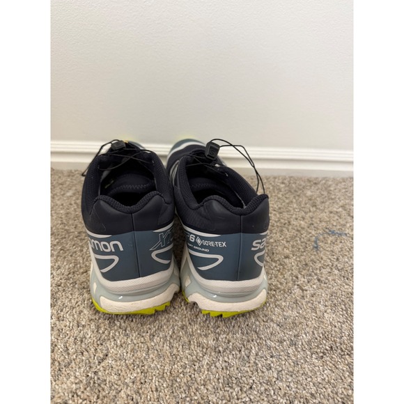 Salomon XT-6 GORE-TEX Sneakers – Night Sky / Acid Lime – Men's 13 - Picture 5 of 9